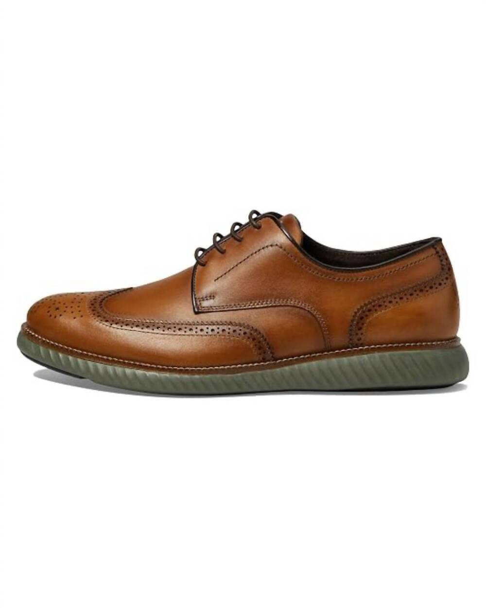 NEW MARTIN DINGMAN men's countryaire wingtip oxford shoes in pecan